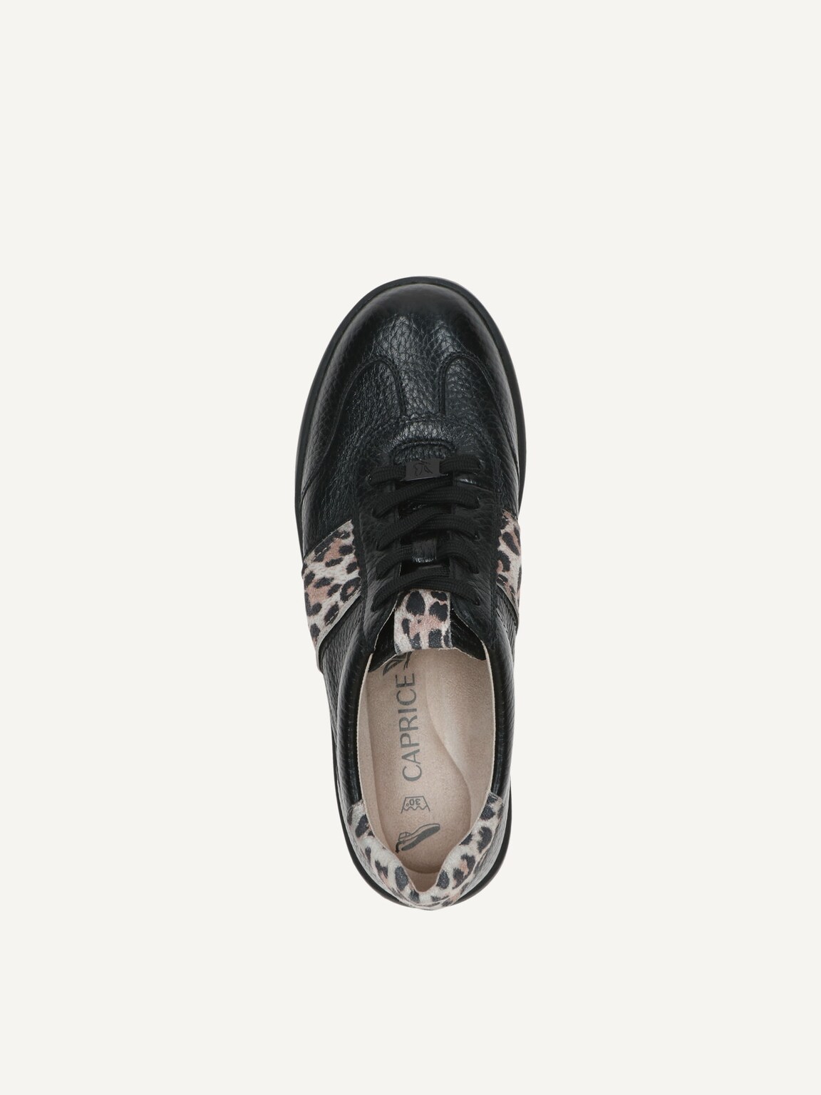 Caprice, Leather Sneaker - black BLACK DEER COM, image 5 of 5