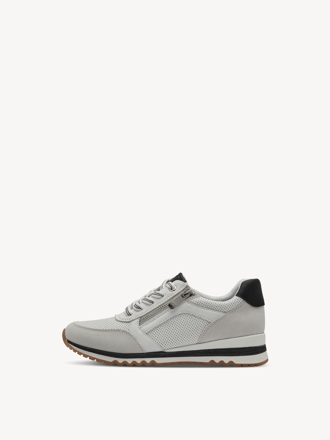 Marco Tozzi, Sneaker - bianco WHITE/BLACK, immagine 1 di 6