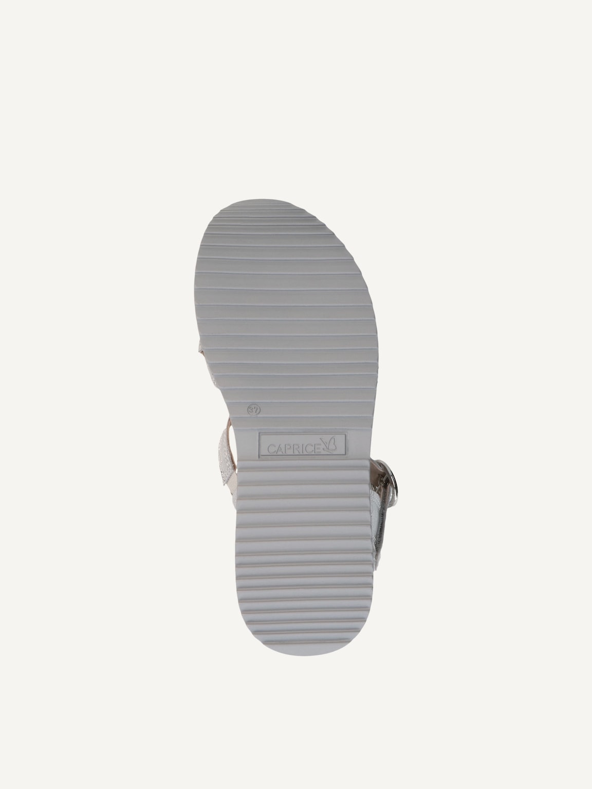 Caprice, Leather Sandal - silver SILVER METAL., image 4 of 5