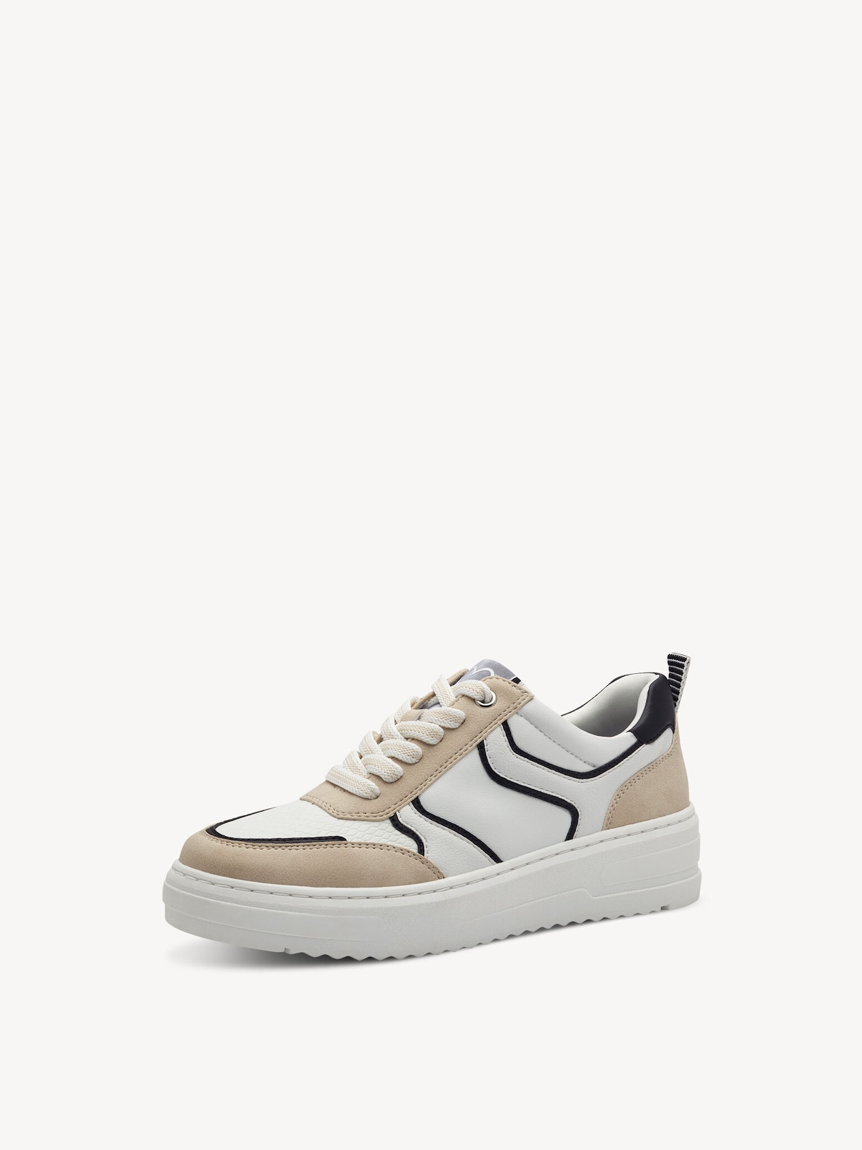 Marco Tozzi, Sneaker - weiß WHITE/BLACK, Bild 1 von 6