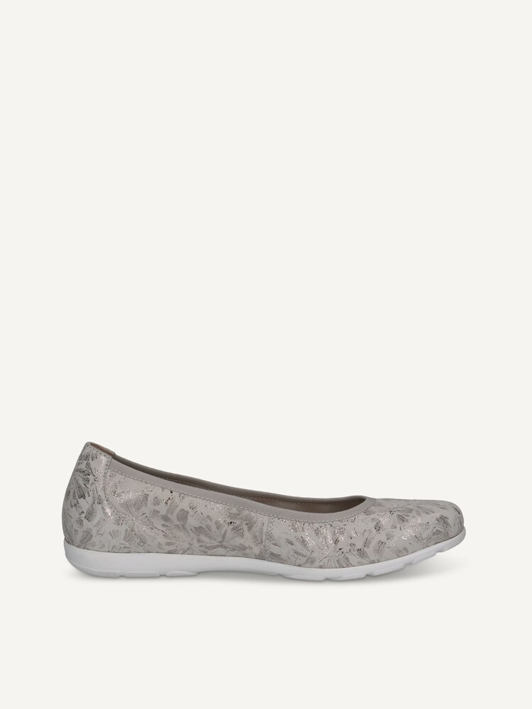 Caprice, Ballerine en cuir - blanc OFFWHITE/SILV., Image 3 of 5