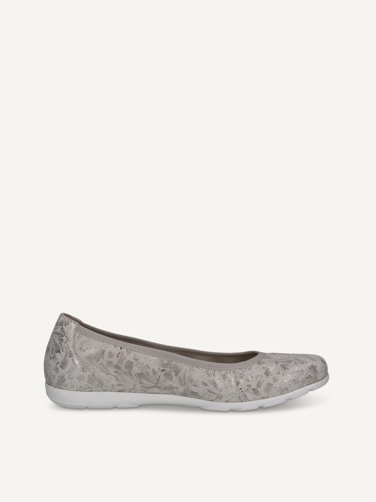 Caprice, Ballerine en cuir - blanc OFFWHITE/SILV., Image 3 of 5