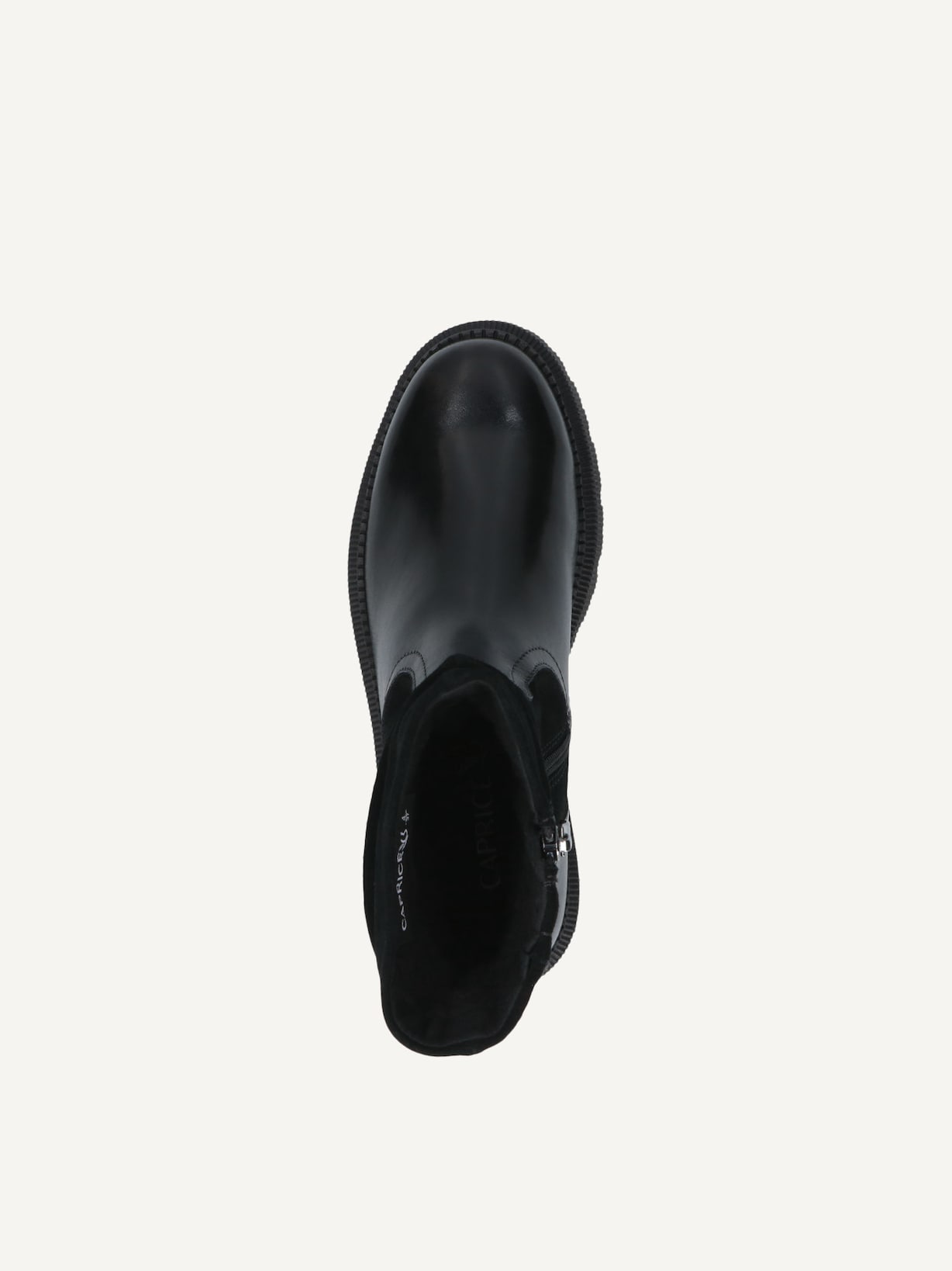 Caprice, Bottine en cuir - noir doublure chaude BLACK COMB, image 4 sur 5