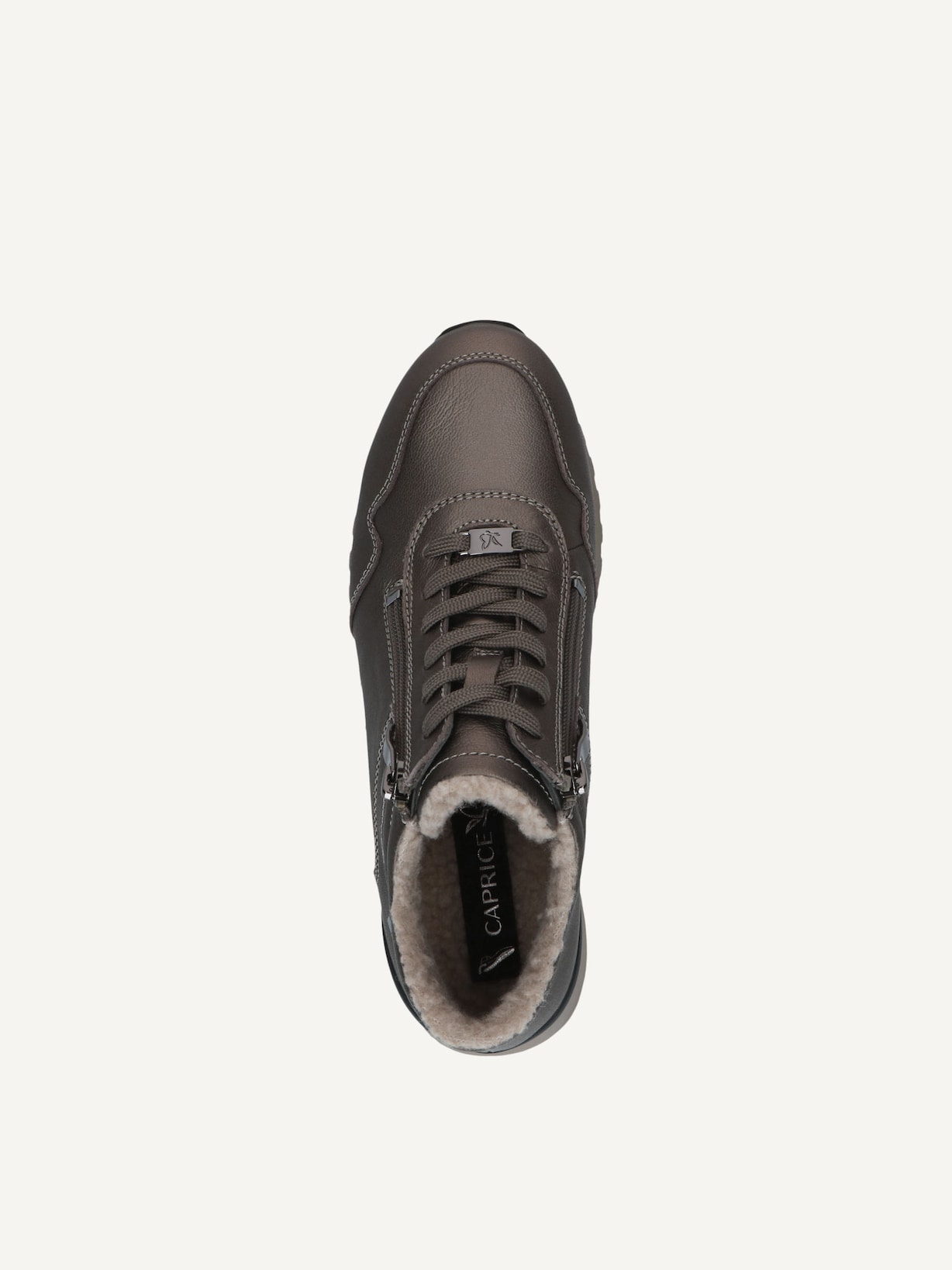 Caprice, Ledersneaker - metallic Warmfutter PIOMBO METAL, Bild 4 von 5
