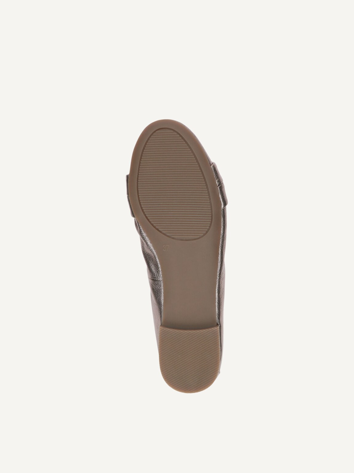 Caprice, Leather Ballerina - brown TAUPE METALLIC, image 4 of 5