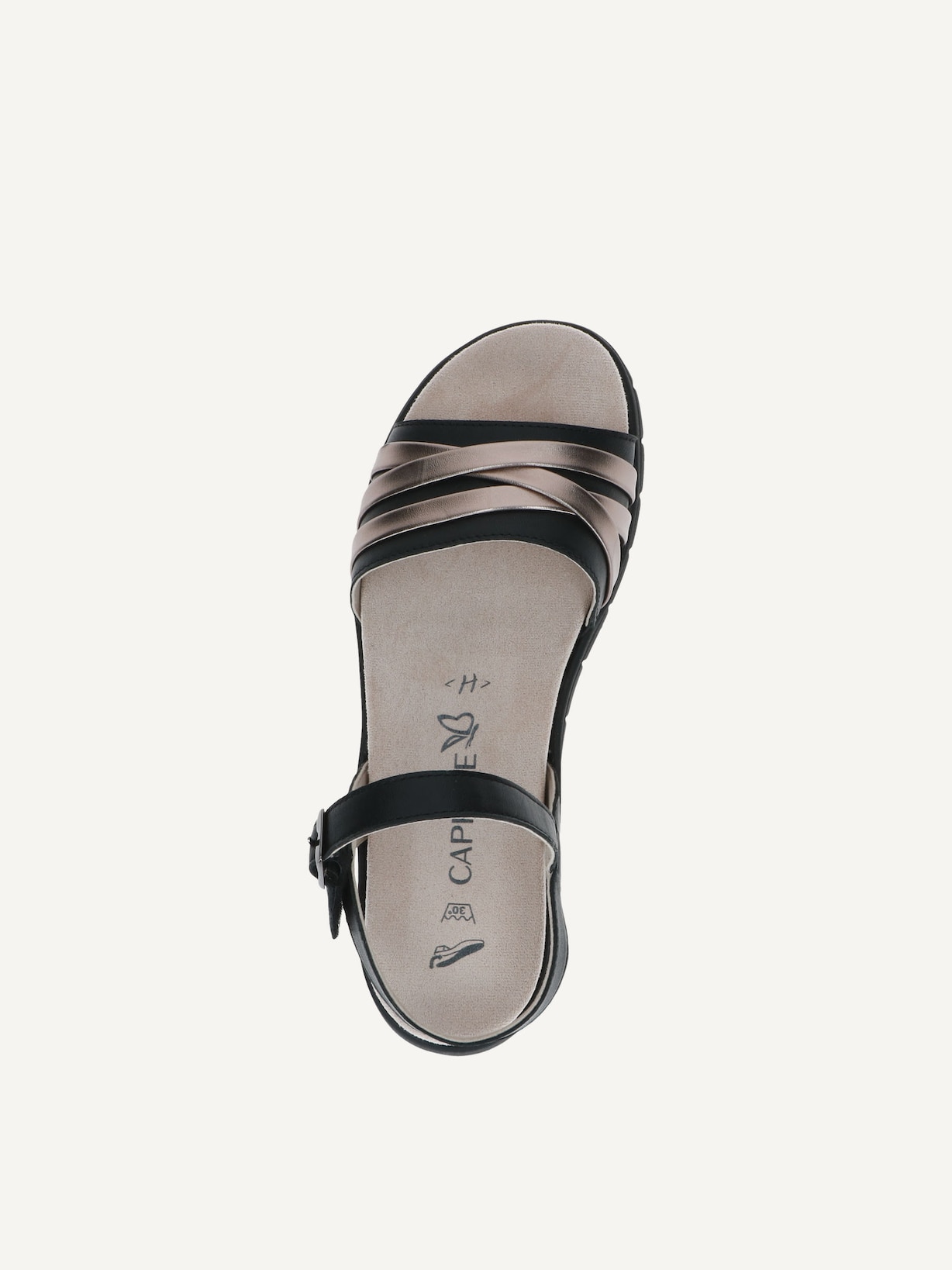 Caprice, Sandale - noir BLACK COMB, image 4 sur 5