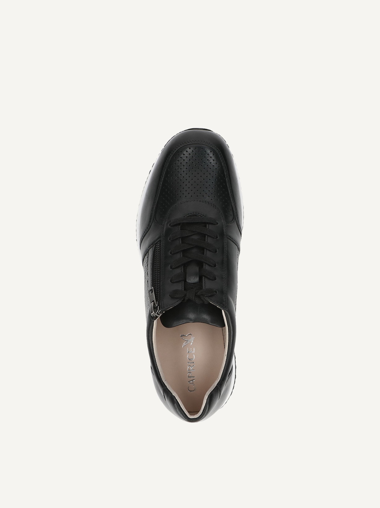 Caprice, Basket en cuir - noir BLACK NAPPA, image 4 sur 5
