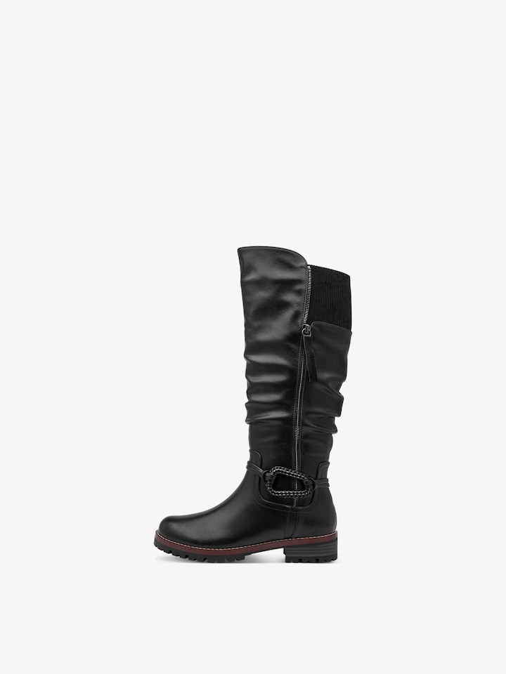 Marco Tozzi, Boots - black warm lining, BLACK