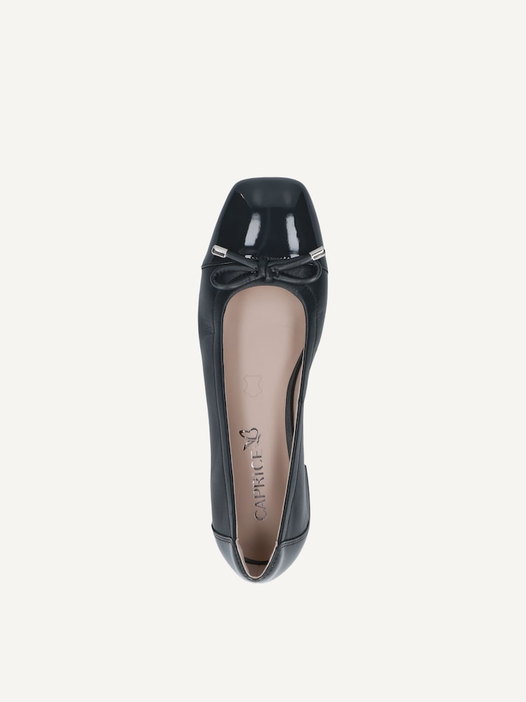 Caprice, Ballerine en cuir - bleu OCEAN COMB, image 4 sur 5