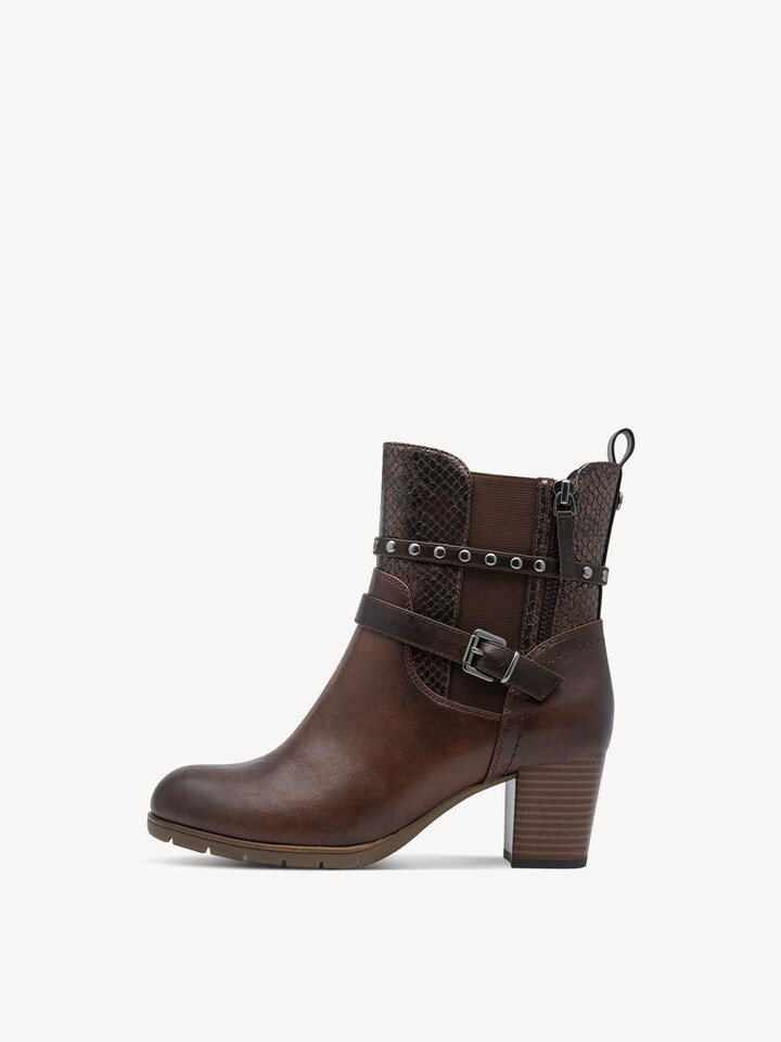Marco Tozzi, Bootie - brown, CHESTNUT COMB