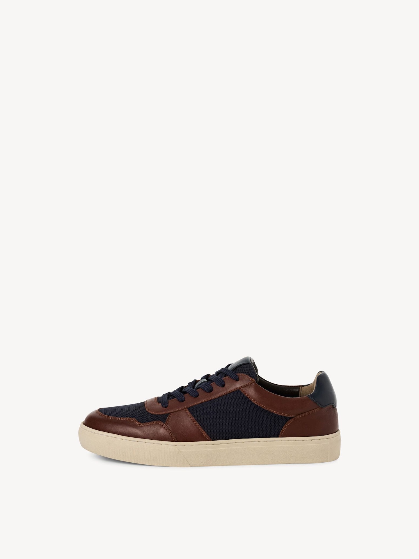 Marco Tozzi, Leather Sneaker - brown COGNAC COMB
