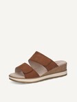Not selected, Caprice, Leather Mule - brown COGNAC NUBUC