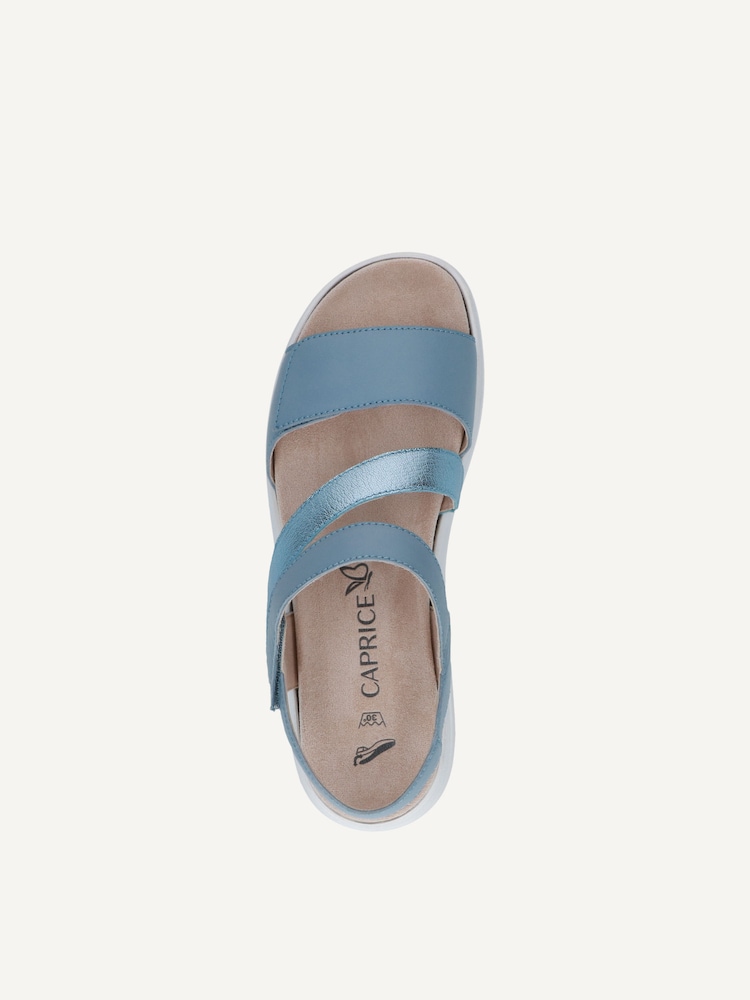 Caprice, Sandale en cuir - bleu BLUE COMB, image 4 sur 5
