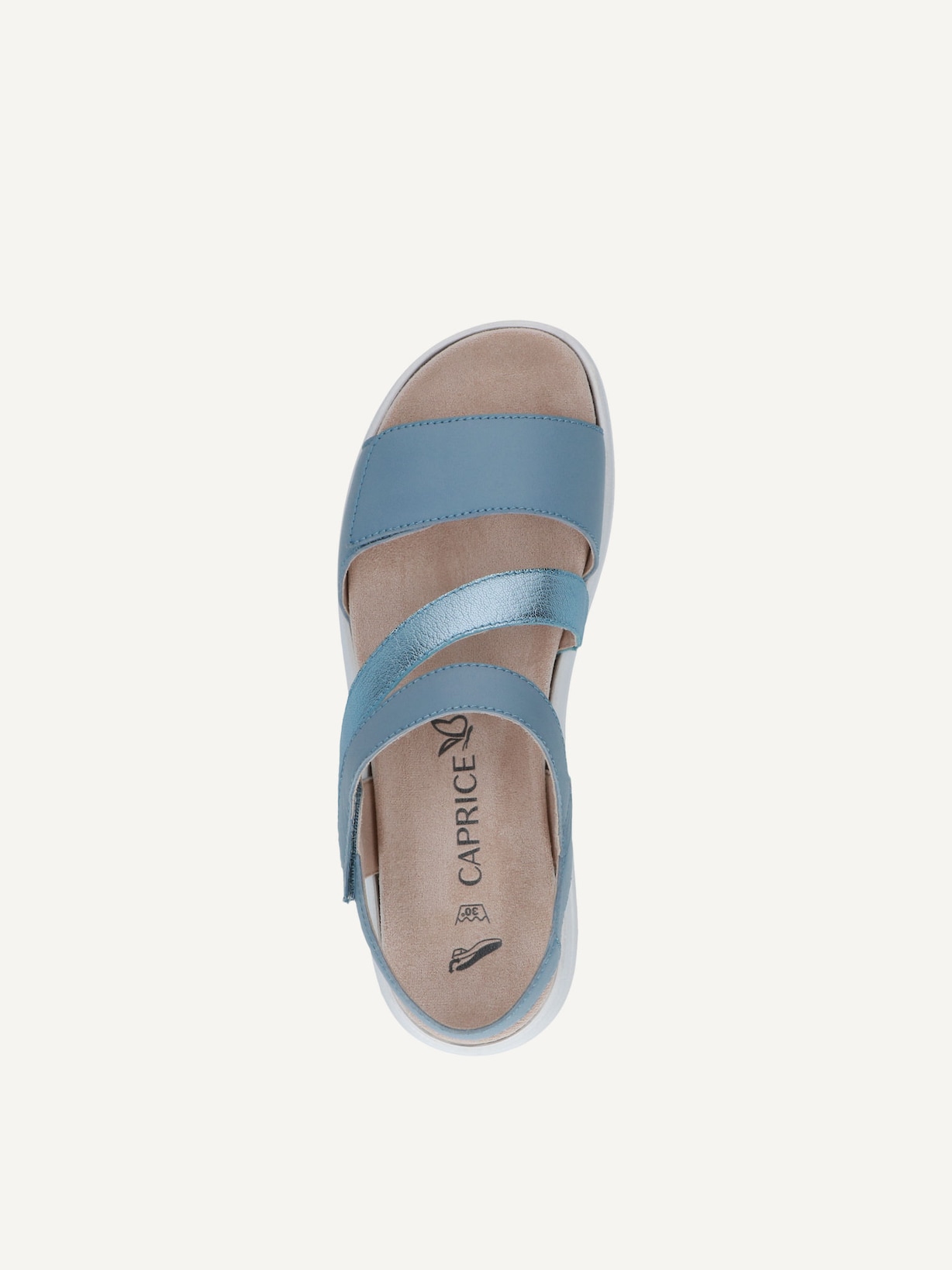 Caprice, Sandale en cuir - bleu BLUE COMB, image 4 sur 5
