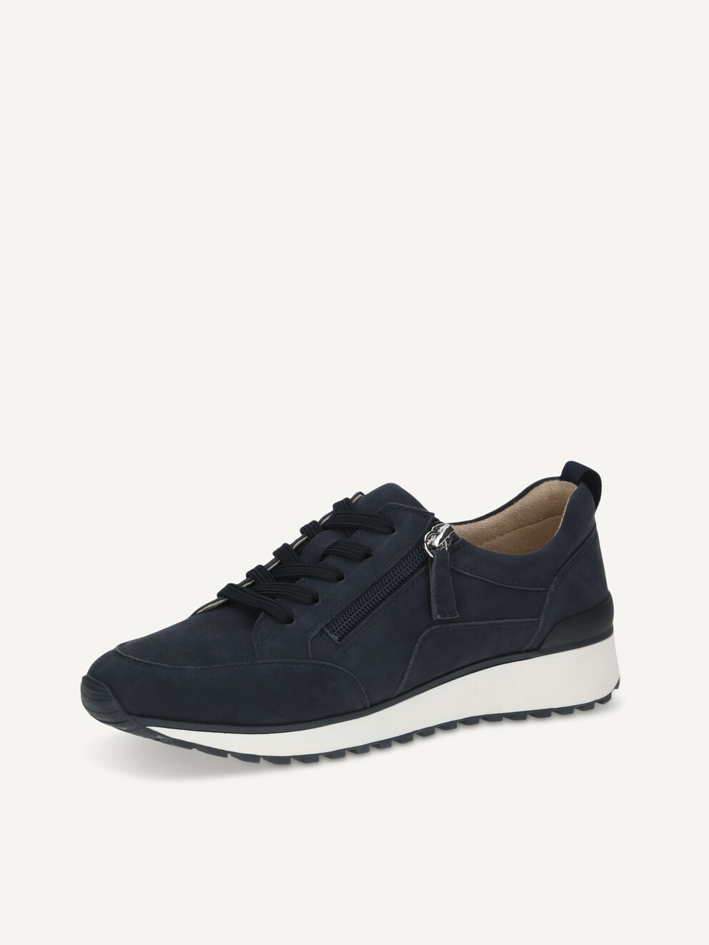 Caprice, Leather Sneaker - blue OCEAN SUEDE, image 1 of 10