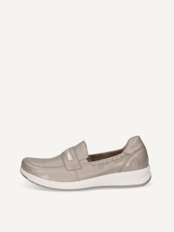 Caprice, Slipper en cuir - gris STONE PER.DEER