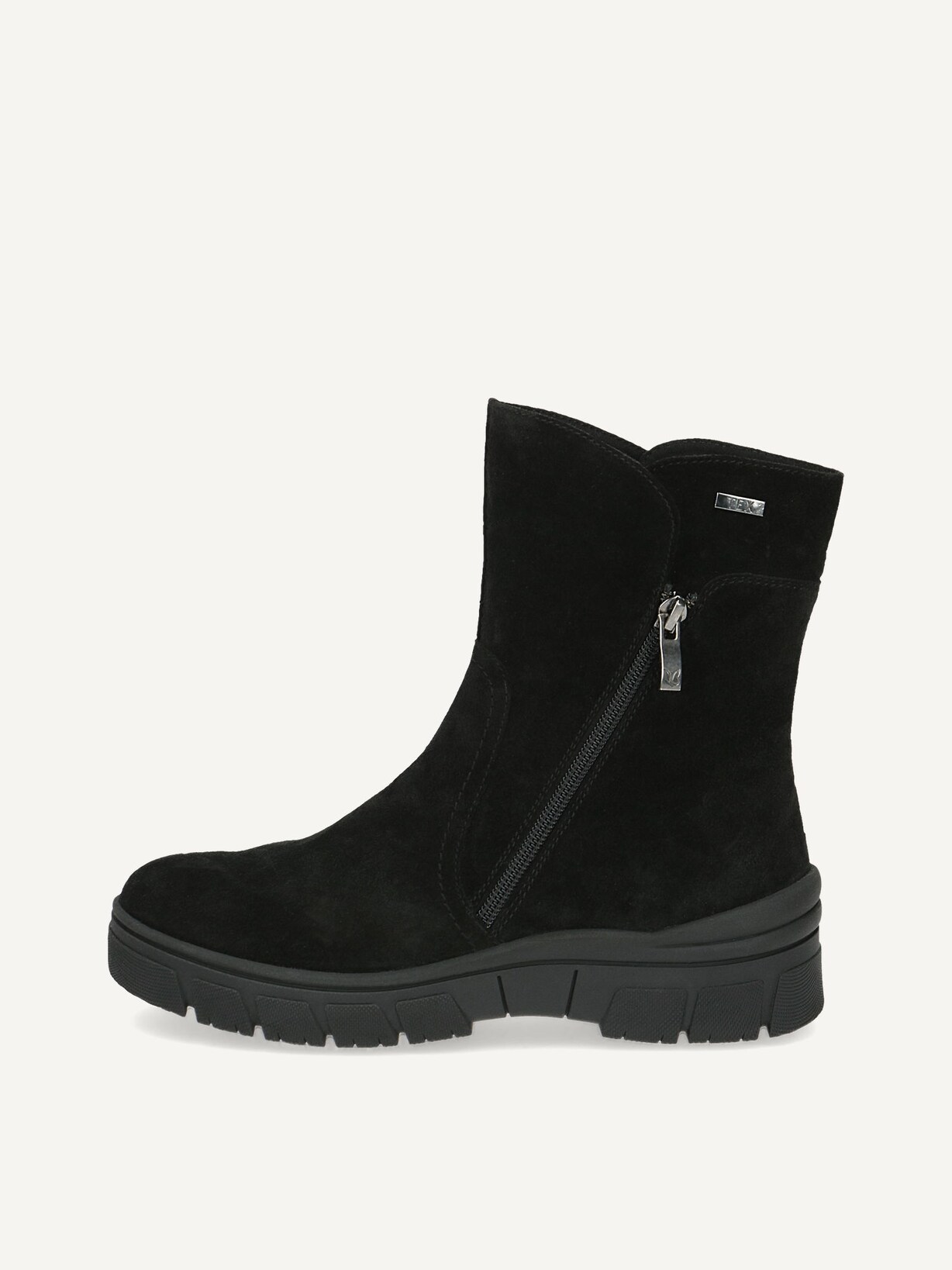 Caprice, Bottine en cuir - noir doublure chaude BLACK SUEDE, image 1 sur 6