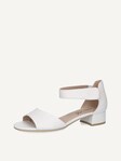 Not selected, Caprice, Leather Heeled sandal - white WHITE NAPPA