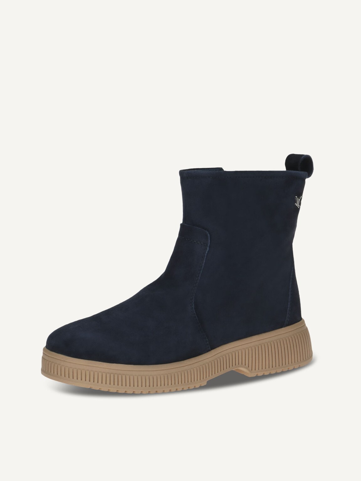 Caprice, Leather Bootie - blue OCEAN SUEDE, image 1 of 5