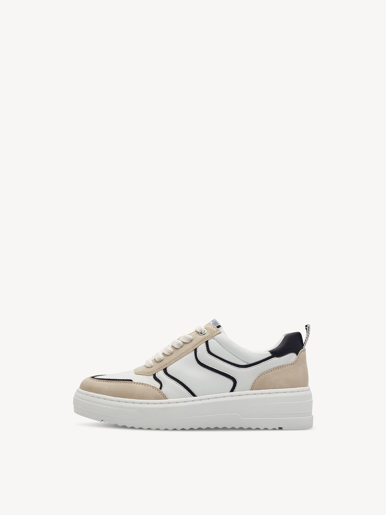 Marco Tozzi, Sneaker - weiß WHITE/BLACK, Bild 2 von 6