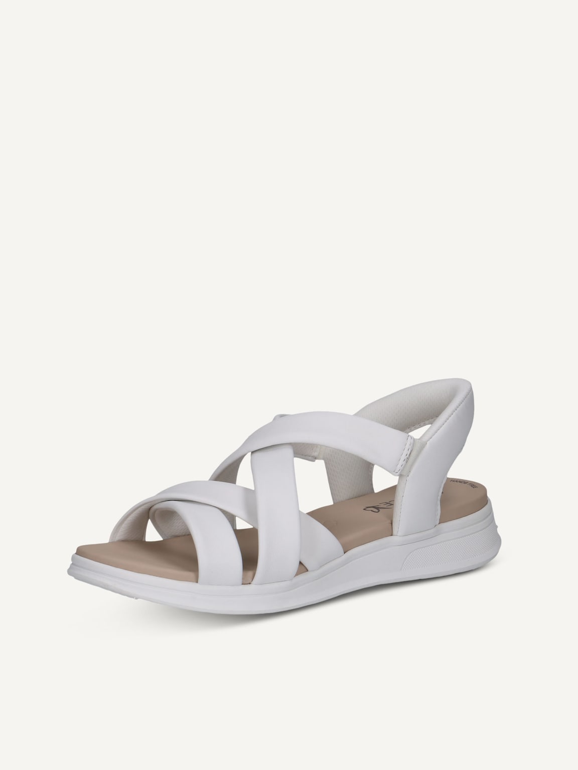 Caprice, Leather Sandal - white WHITE SOFTNAP., image 1 of 5