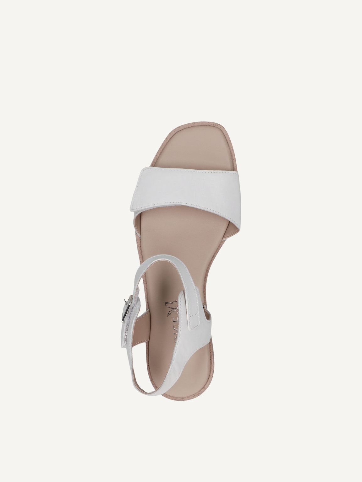 Caprice, Leather Heeled sandal - white WHITE NAPPA, image 5 of 5
