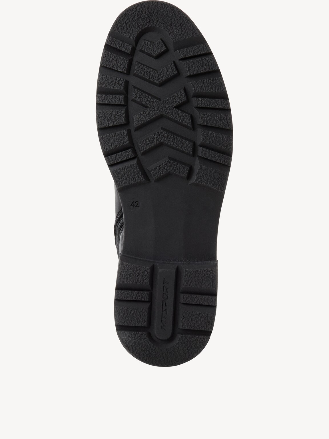 Marco Tozzi, Leather Bootie - black, BLACK COMB, Image 4 of 6