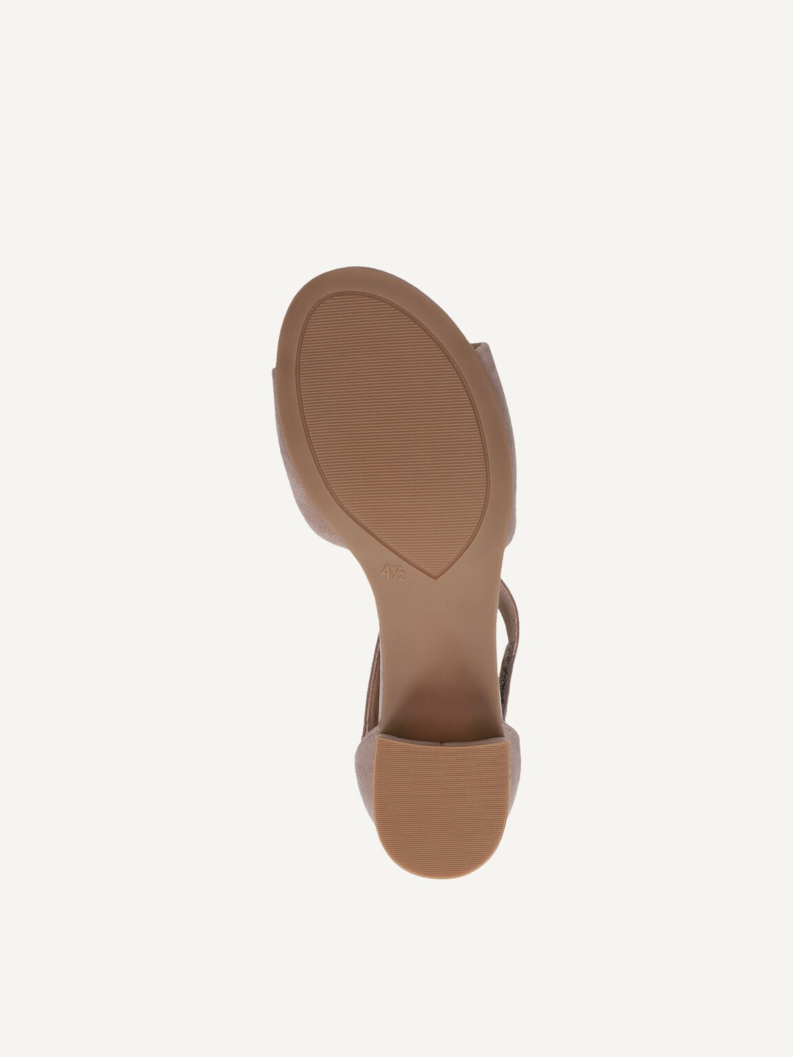 Caprice, Leather Heeled sandal - brown MUD SUEDE, image 4 of 5