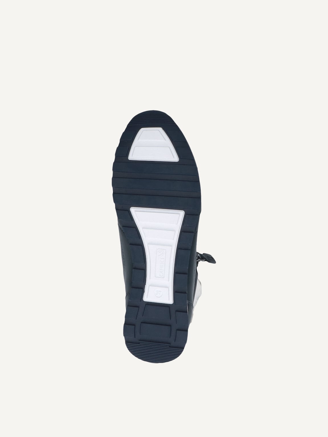 Caprice, Leather Sneaker - blue OCEAN SOFTNAP., image 4 of 5