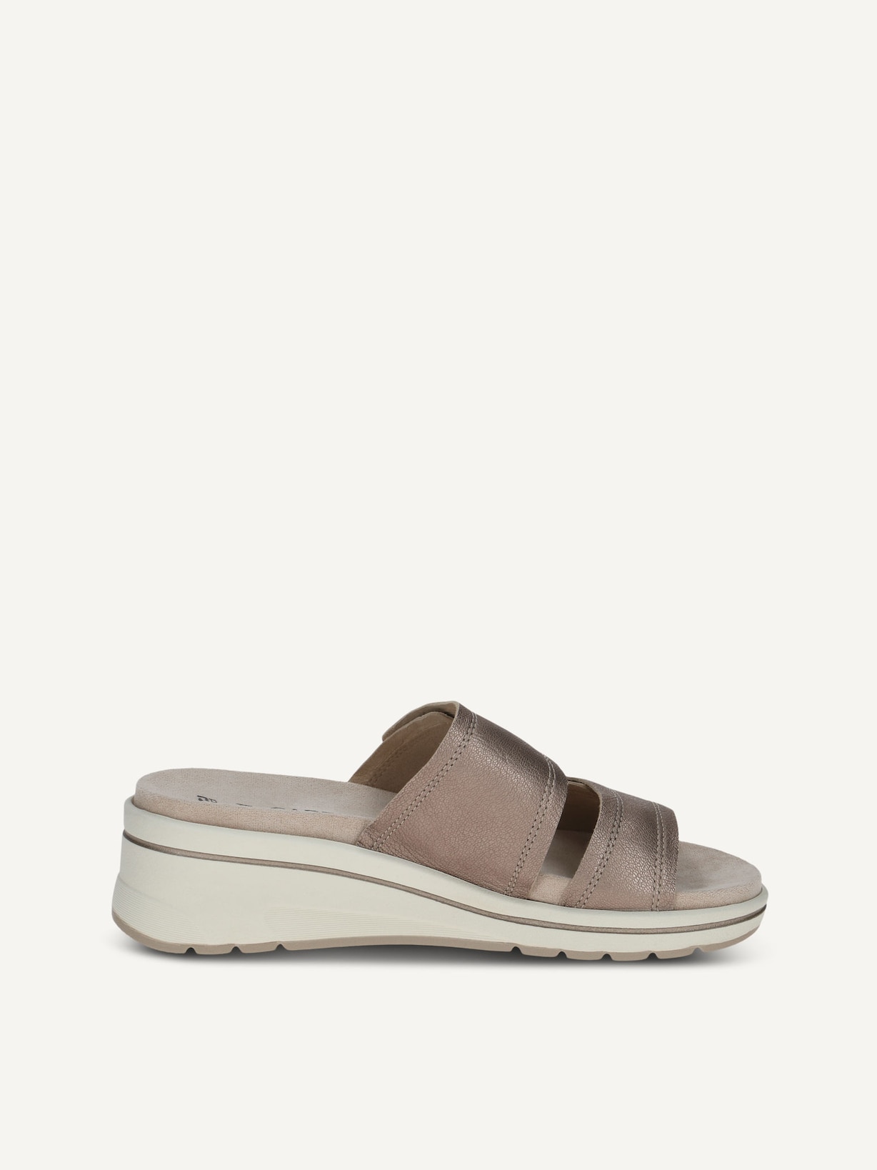 Caprice, Mule en cuir - marron TAUPE METALLIC, image 4 sur 6