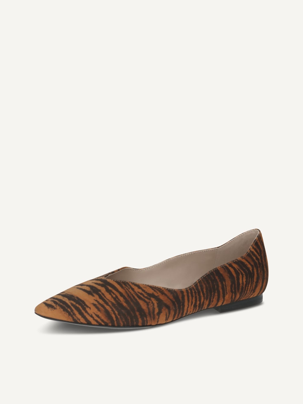 Caprice, Ballerine en cuir - orange ORANGE TIGER, image 2 sur 5