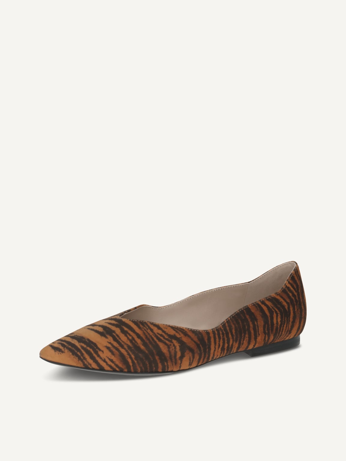 Caprice, Leather Ballerina - orange ORANGE TIGER, image 1 of 5