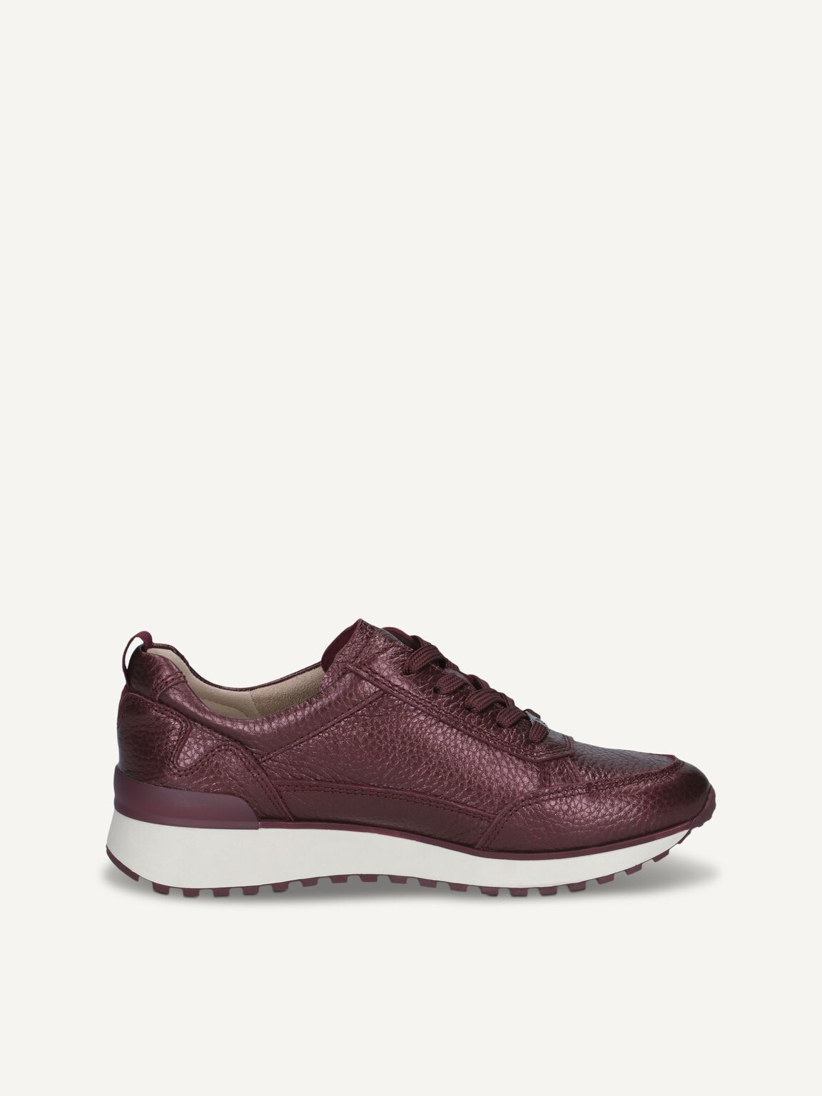 Caprice, Leather Sneaker - red BORD PERL.DEER, image 3 of 5