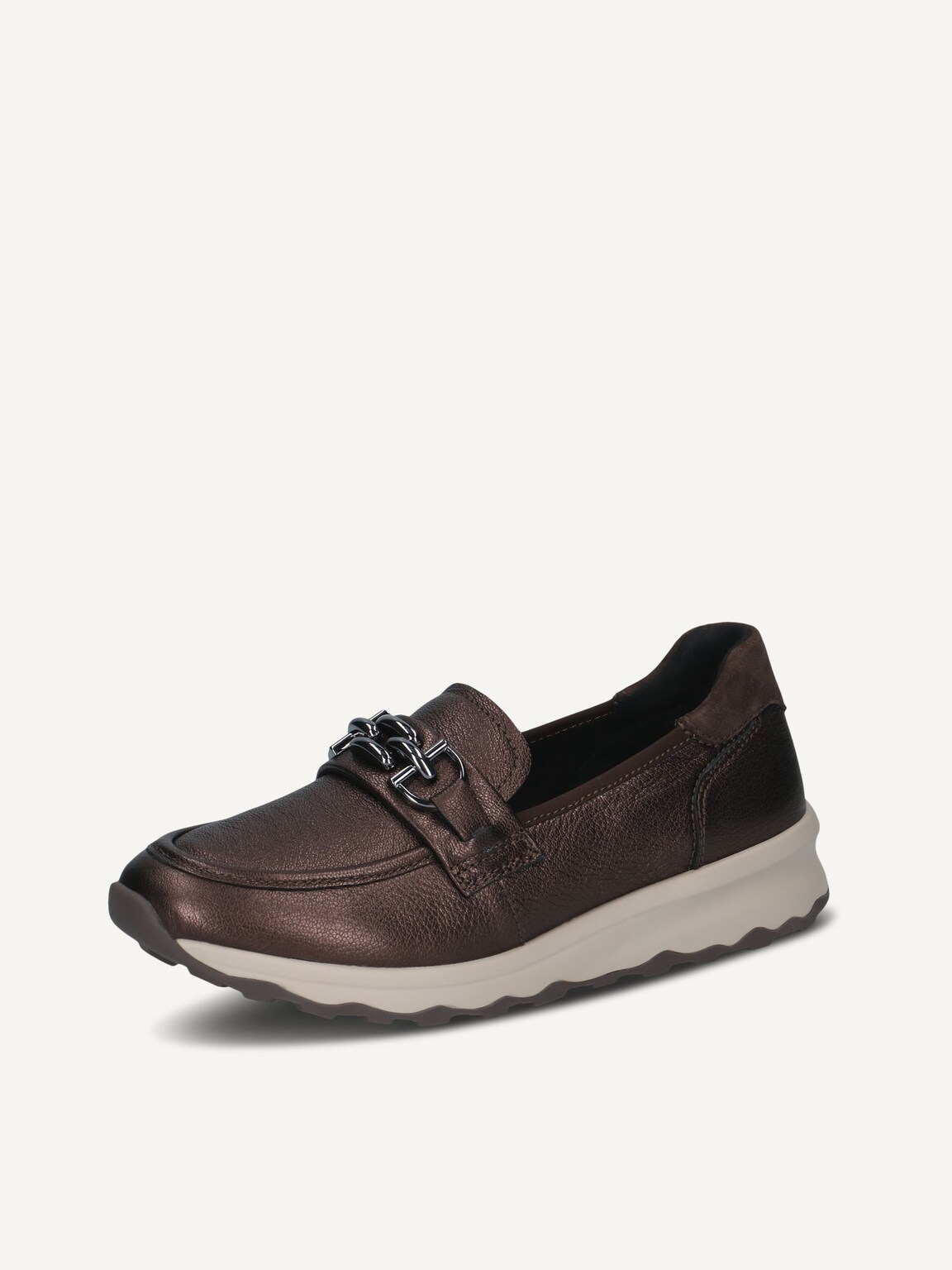 Caprice, Leather Slipper - brown DK BROWN MET, image 1 of 6