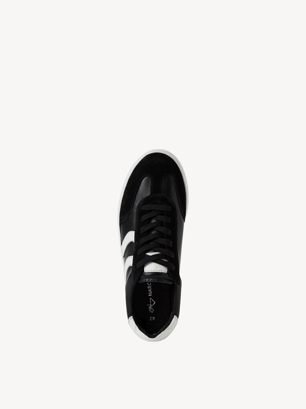 Marco Tozzi, Leren Sneaker - zwart BLACK COMB, afbeelding 6 van 7