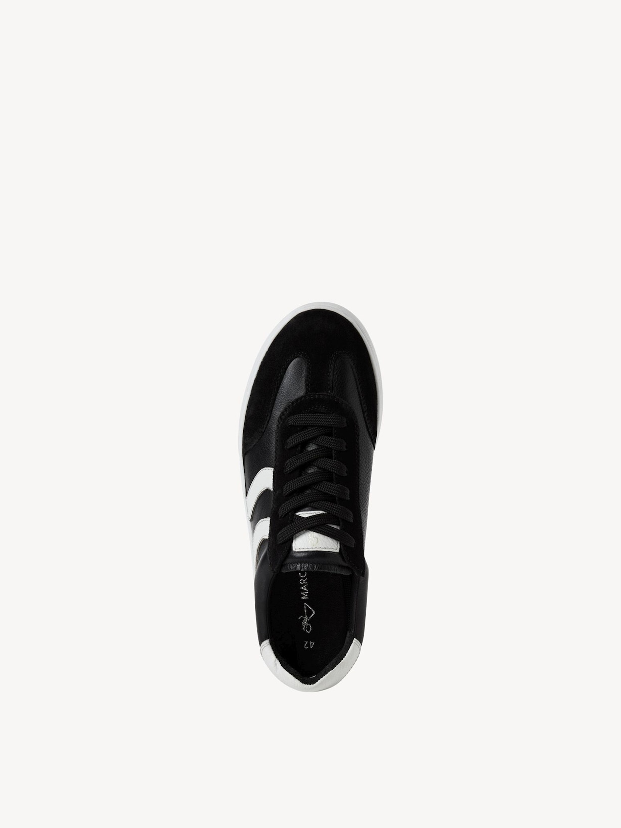 Marco Tozzi, Leren Sneaker - zwart BLACK COMB, afbeelding 6 van 7