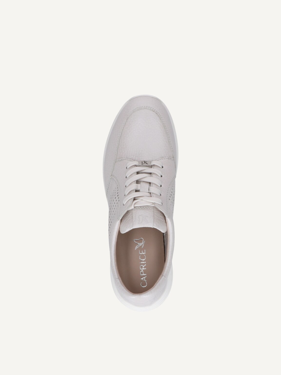 Caprice, Leather Sneaker - white PEARL PER.DEER, image 5 of 5