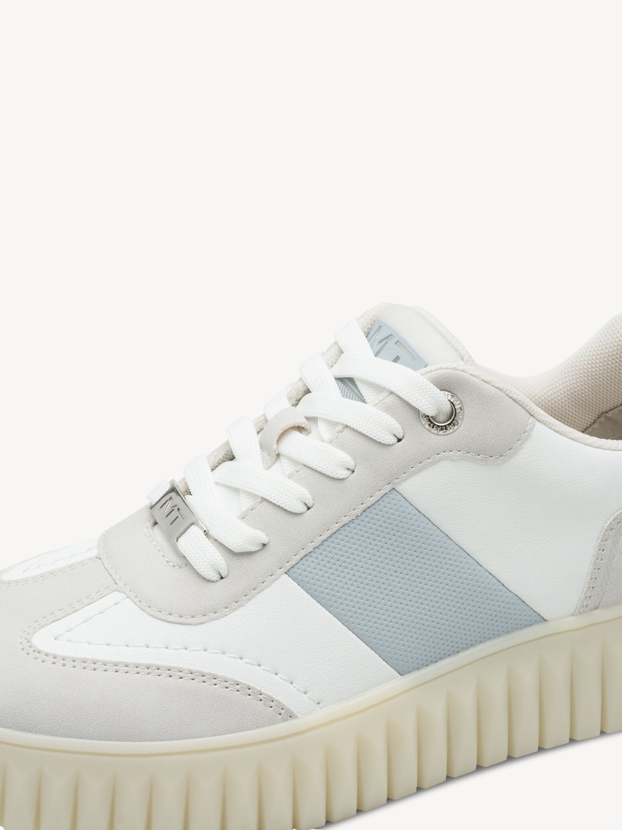 Marco Tozzi, Sneaker - wit WHITE/BLUE, afbeelding 4 van 6