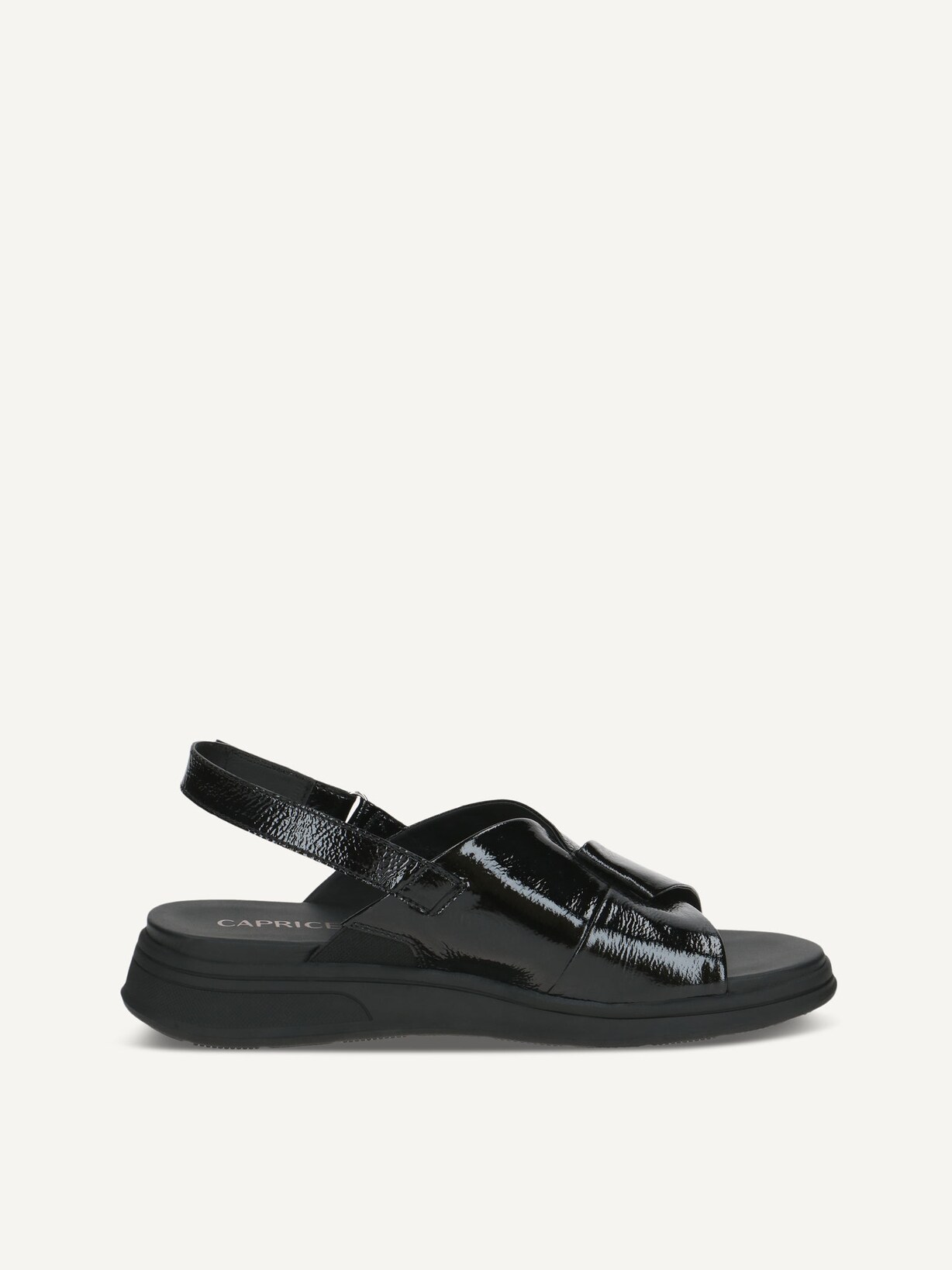 Caprice, Sandale en cuir - noir BLACK NAPLAK, image 3 sur 5