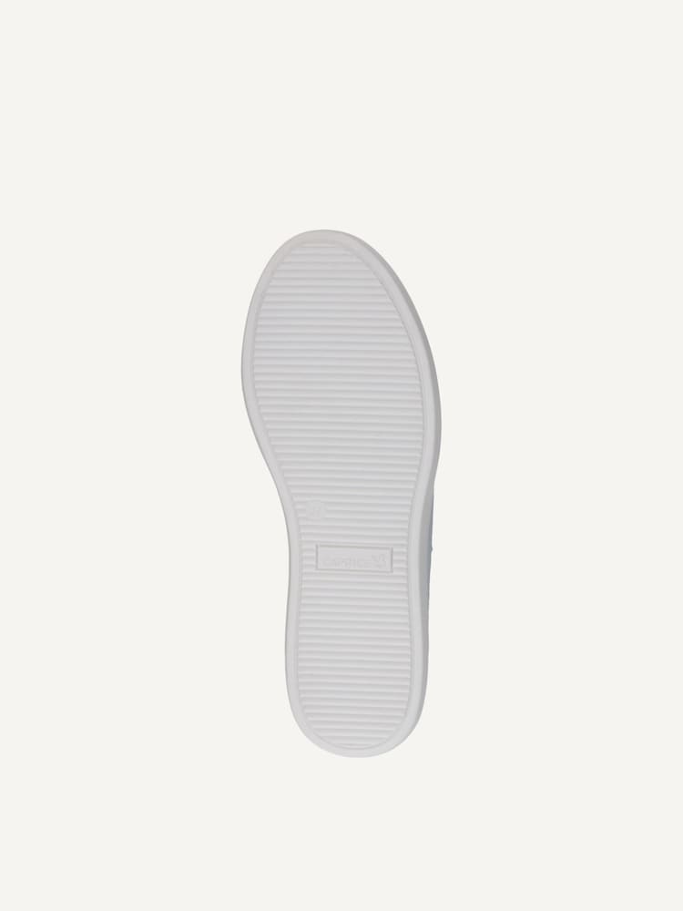 Caprice, Basket en cuir - blanc WHITE/SILVER, image 5 sur 5