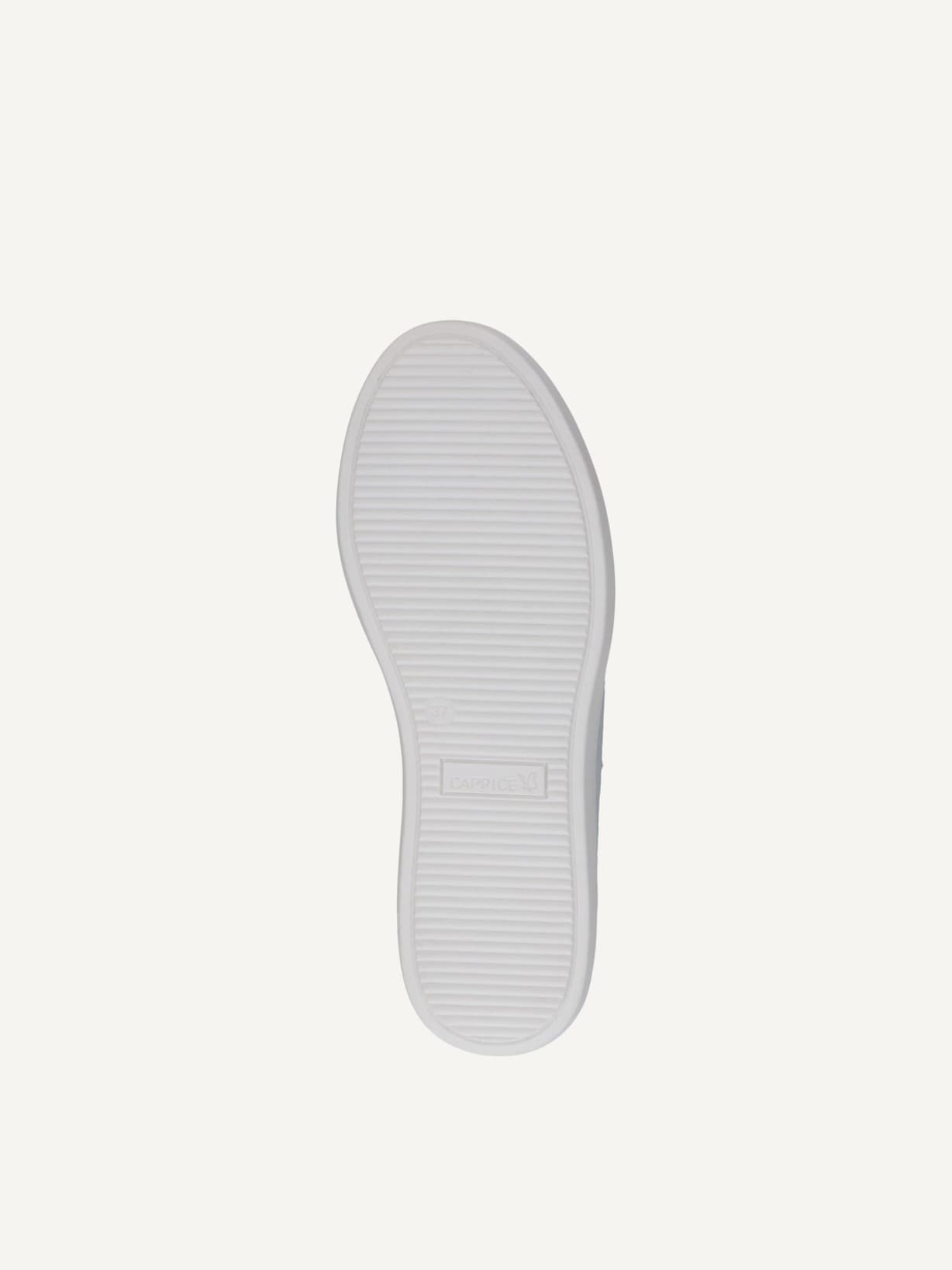 Caprice, Basket en cuir - blanc WHITE/SILVER, image 5 sur 5