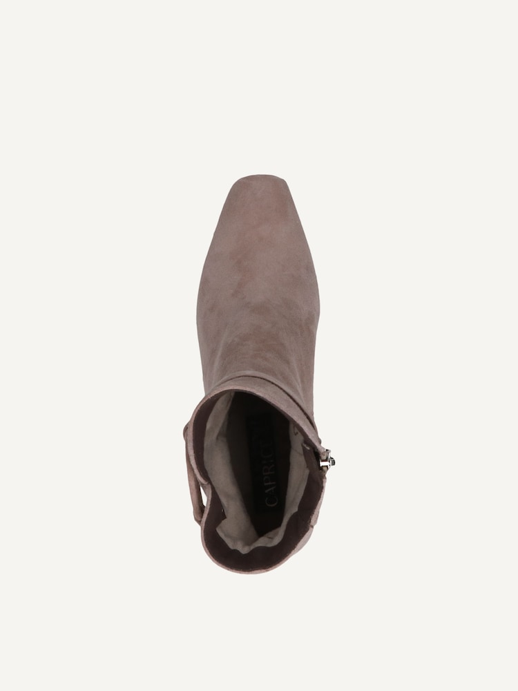 Caprice, Bottine en cuir - marron TAUPE SUEDE, image 4 sur 5