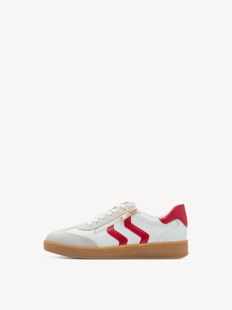 Marco Tozzi, Sneaker - weiß WHITE/RED, Bild 3 von 7