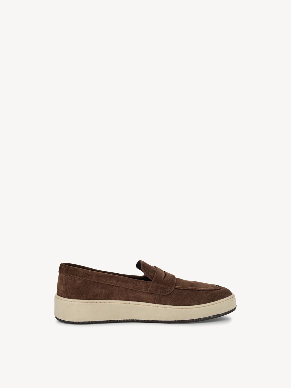 Marco Tozzi, Leather Slipper - brown CAFE, image 6 of 6