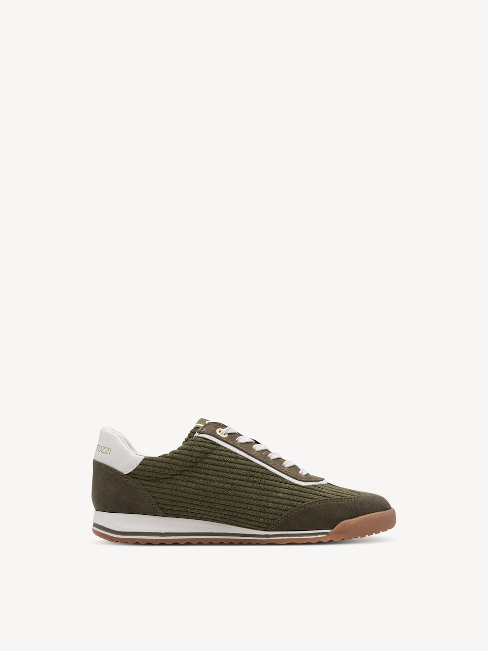 Marco Tozzi, Sportowe - khaki KHAKI, obraz 7 z 7