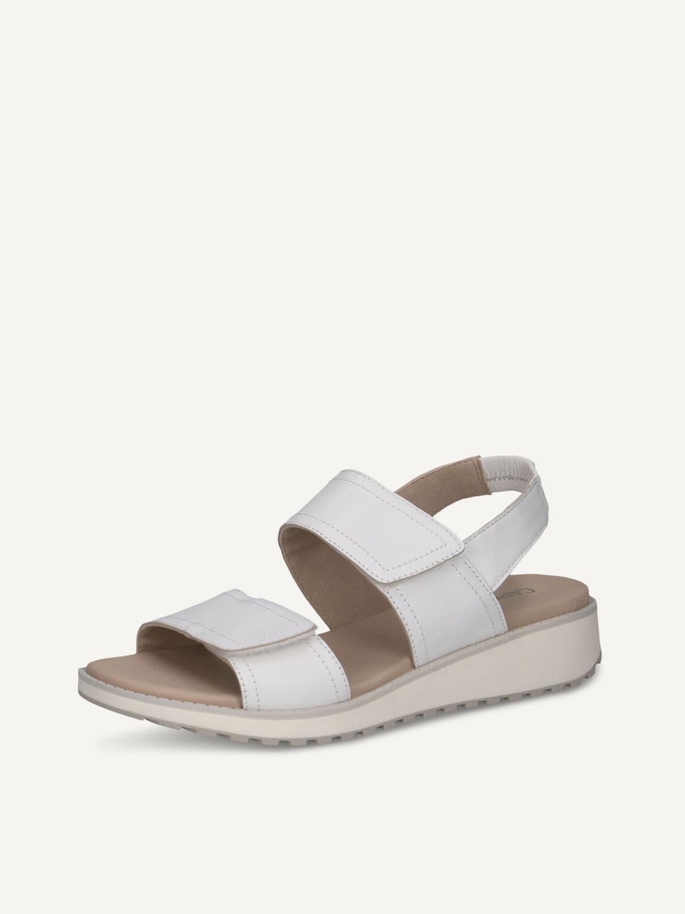 Caprice, Sandale en cuir - blanc WHITE NAPPA, image 2 sur 5