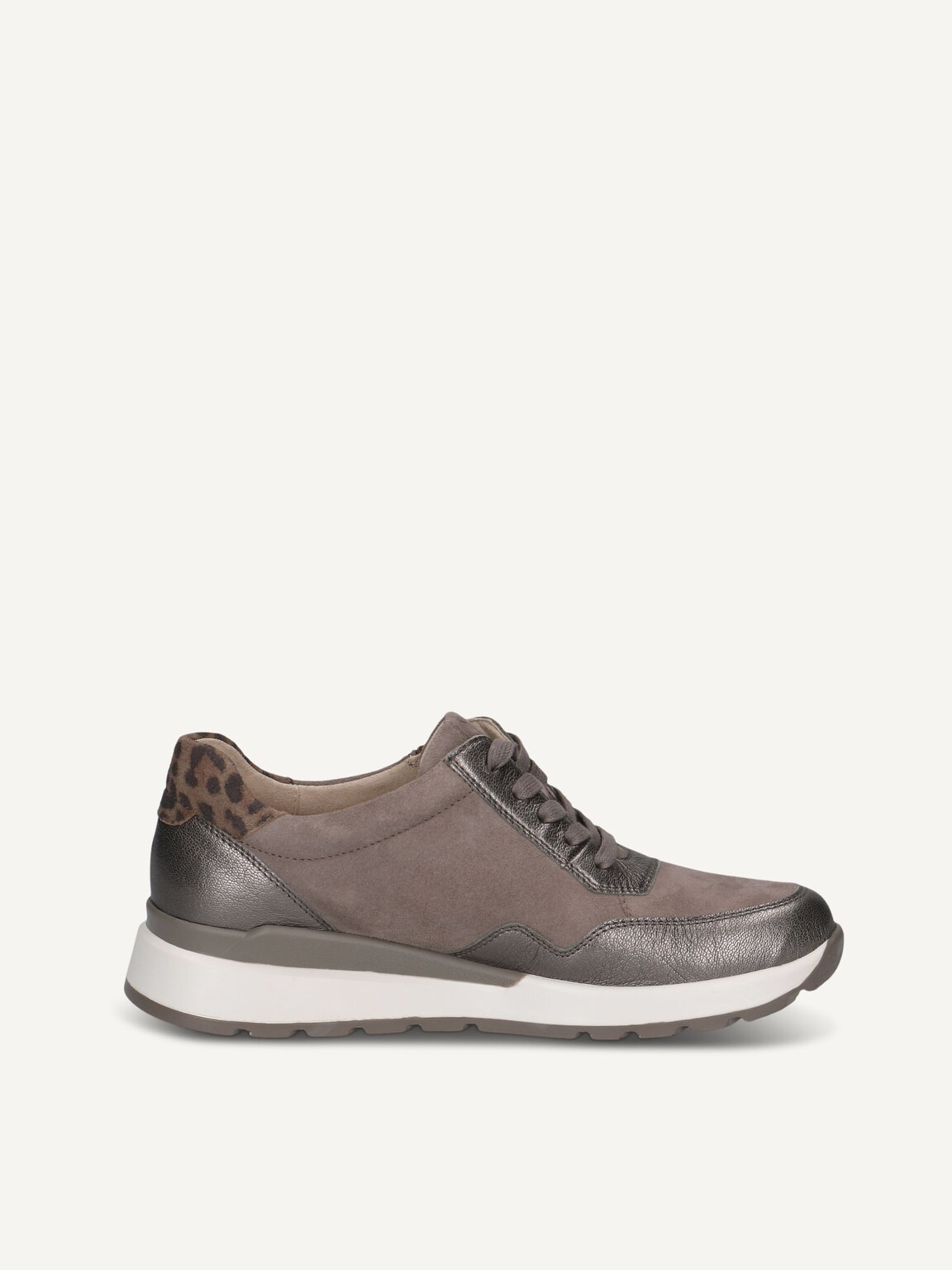Caprice, Leather Sneaker - beige TAUPE COMB, image 4 of 6