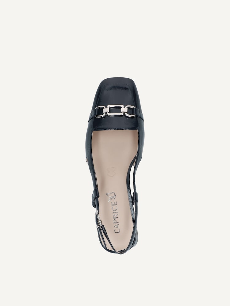 Caprice, Escarpin en cuir - bleu OCEAN NAPLAK, image 4 sur 5