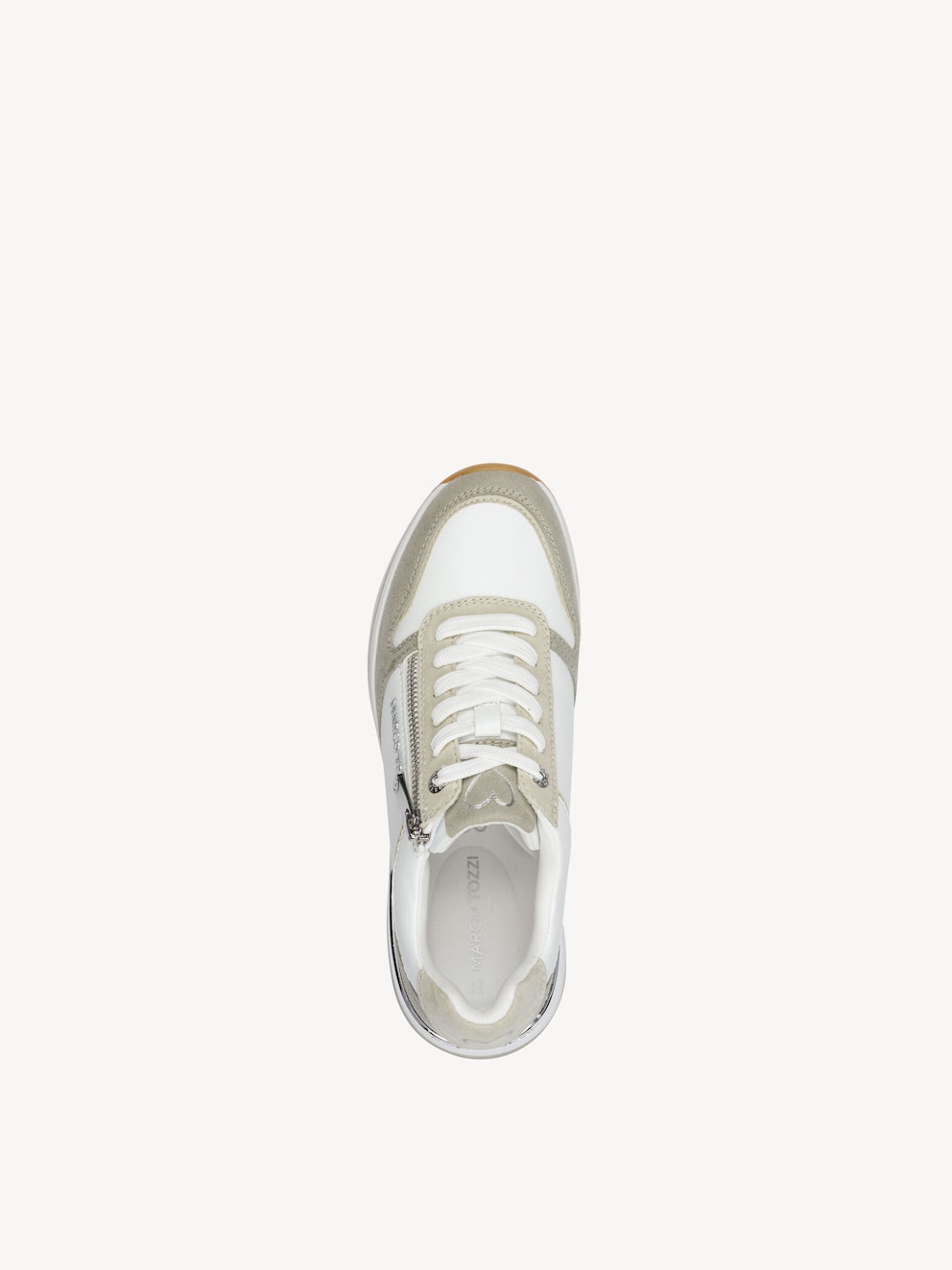 Marco Tozzi, Sneaker - weiß WHITE/MATCHA, Bild 6 von 7