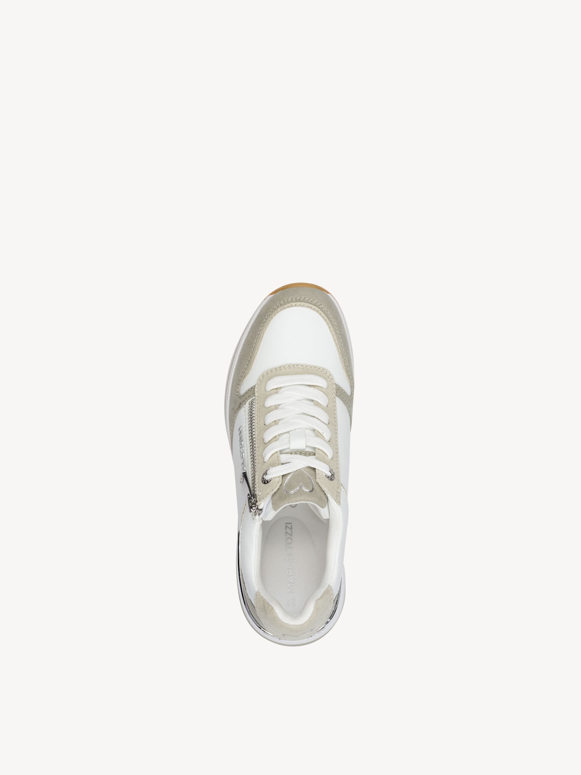 Marco Tozzi, Sneaker - bianco WHITE/MATCHA, immagine 4 di 7